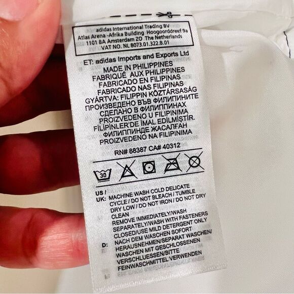 NWT Adidas x Hardies Skateboarding Jacket Pullover Men’s Sz Medium White Purple - Picture 11 of 12